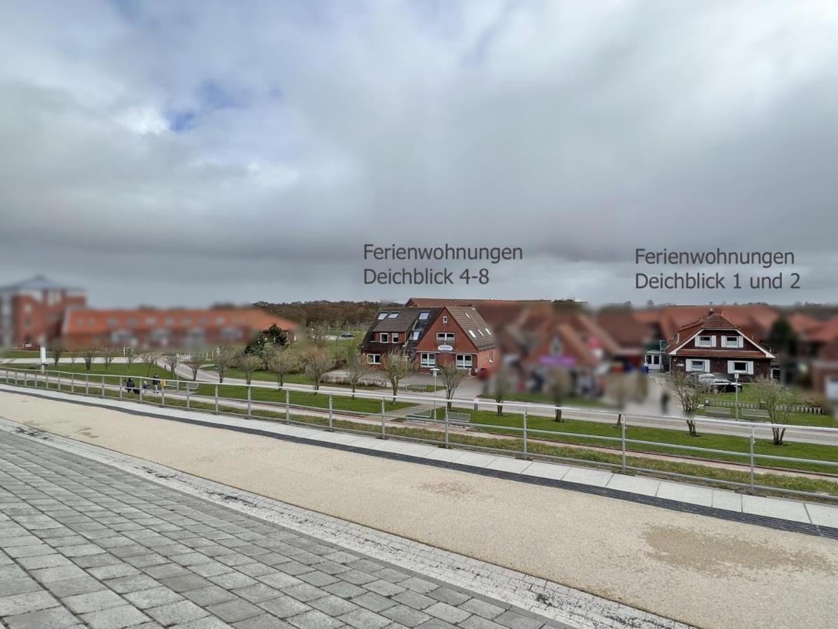 Deichblick 6 In Norddeich- Urlaub Mit Meerblick Am Strand Norden Exterior foto